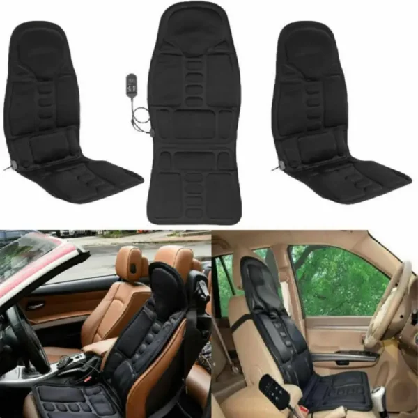 2024 Multifunctional Car Chair Body Massage Heat Mat Seat Cover Cushion Neck Pain Lumbar Support Pad Back Massager - Image 4