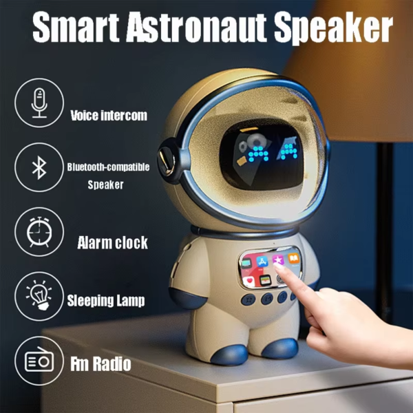 Top On Sale Product Recommendations! Intelligent Astronaut Bluetooth Speaker Multifunctional Stereo Mini Desktop Sound Box Creative AI Interactive Audio