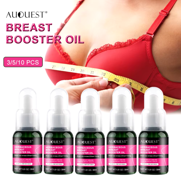 AUQUEST Breast Oil Firming Lifting Body Care Chest Natural Plants Essentials Oils Breast Fast Growth For Women Skincare Products