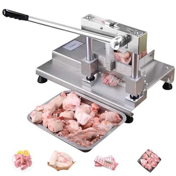 Commercial Household Manual Lamb Slicer Bone Cutting Machine Beef Mutton Rolls Cutter Frozen Meat Slicer Kitchen Gadgets